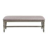  Elements International Sunnyvale D-2730-3-BN Dining Bench IMAGE 2