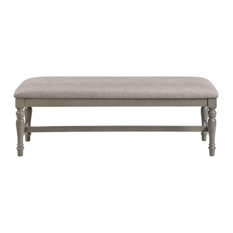  Elements International Sunnyvale D-2730-3-BN Dining Bench IMAGE 2