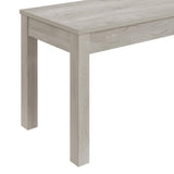  Elements International Eleanor D-6460-3-BN Dining Bench IMAGE 5