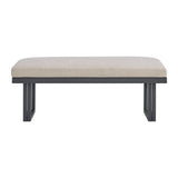  Elements International Playa O-16230-3-BN Dining Bench IMAGE 2