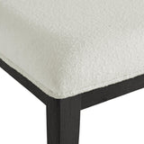  Elements International Versailles Contemporary D-3690-8-BN Dining Bench IMAGE 4