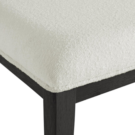  Elements International Versailles Contemporary D-3690-8-BN Dining Bench IMAGE 4