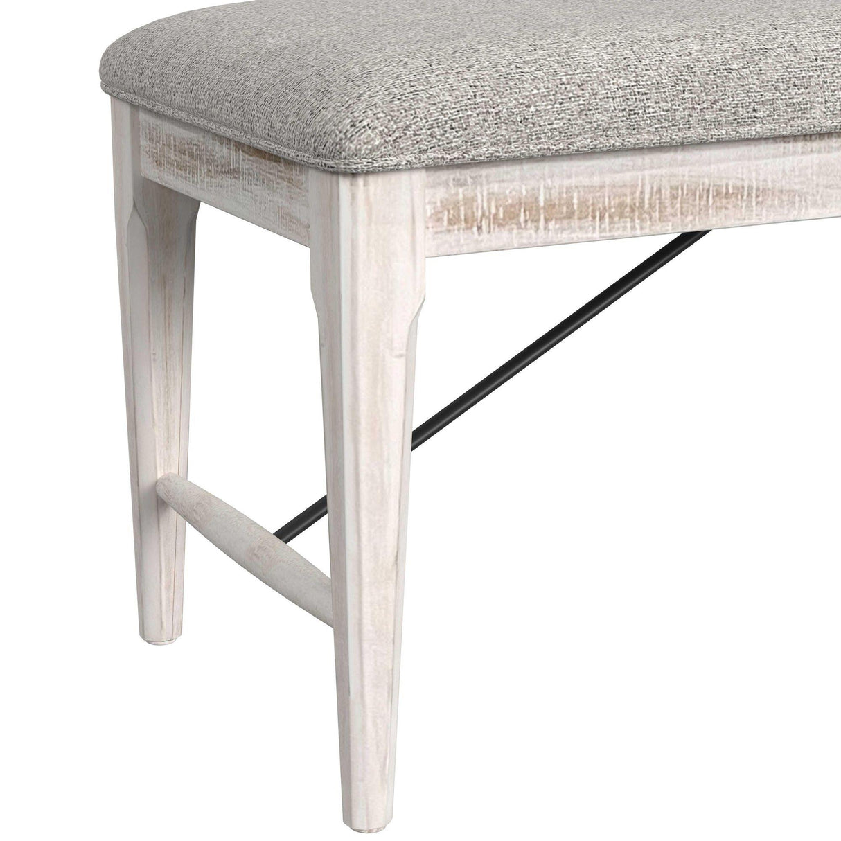  Elements International Rogen Rustic D-12850-7-BN Dining Bench IMAGE 4