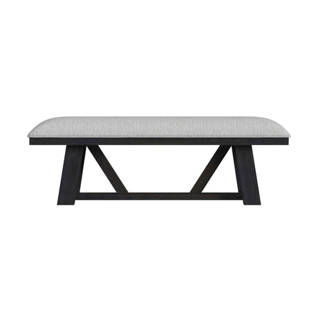  Elements International Transcend D-12980-3-BN Dining Bench IMAGE 2