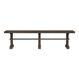  Elements International Yellowstone D-12830-3-BN Dining Bench IMAGE 2