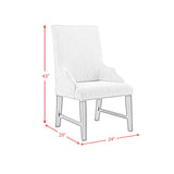  Elements International Montrose D-16670-8-HC Dining Host Chair IMAGE 8