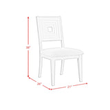  Elements International Avalanche D-11600-7-SC Dining Side Chair IMAGE 9