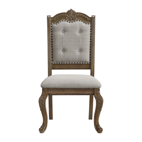  Elements International Madison Park D-10460-5-SC Dining Side Chair IMAGE 2