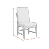  Elements International Brisbane D-16760-5-SC2 Dining Side Chair IMAGE 9