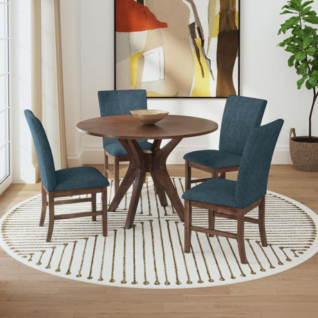  Elements International Santa Barbara D-16550-5-SCB Dining Side Chair IMAGE 5