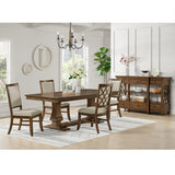  Elements International Phillipe D-5210-5-SC Dining Side Chair IMAGE 3