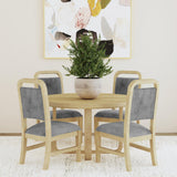  Elements International Ridgemont D-14440-6-SC Dining Side Chair IMAGE 4