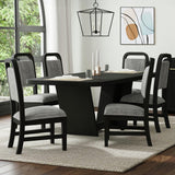  Elements International Ridgemont D-14440-8W-SC Dining Side Chair IMAGE 6