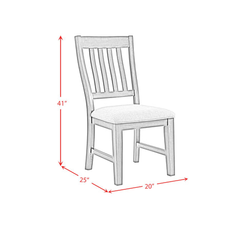  Elements International Montrose D-16670-8-SC Dining Side Chair IMAGE 11