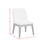 Elements International Sylvie D-16000-5-SC Dining Side Chair IMAGE 7