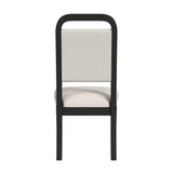  Elements International Ridgemont D-14440-8W-SC2 Dining Side Chair IMAGE 3