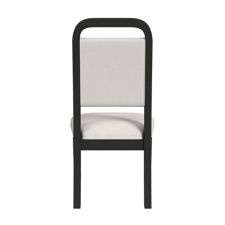  Elements International Ridgemont D-14440-8W-SC2 Dining Side Chair IMAGE 3