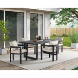  Elements International Playa O-16230-3-DT Dining Table IMAGE 3