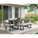  Elements International Playa O-16230-3-DT Dining Table IMAGE 5
