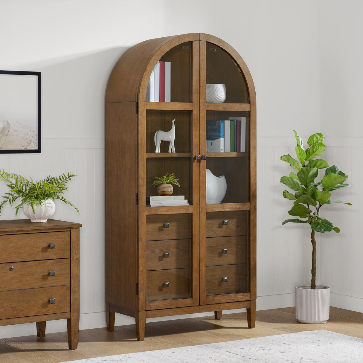  Elements International Portico H-15970-6-BC2 Display Cabinet IMAGE 3