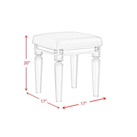  Elements International Twenty Nine TN700VTNSTAL Dressing Stool IMAGE 7