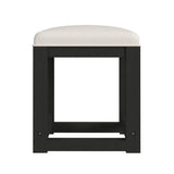  Elements International Ridgemont V-14440-8W-DST Dressing Stool IMAGE 2