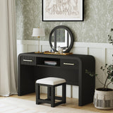  Elements International Ridgemont V-14440-8W-DST Dressing Stool IMAGE 3