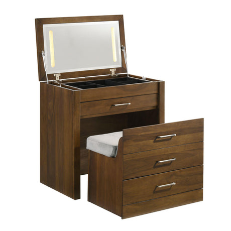  Elements International Malibu V-4650-5-VN Dressing Table IMAGE 1