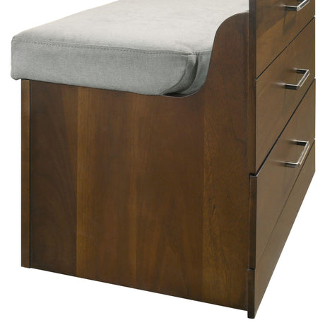  Elements International Malibu V-4650-5-VN Dressing Table IMAGE 14