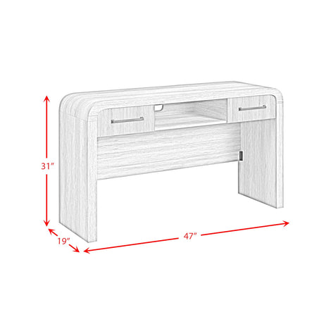  Elements International Ridgemont V-14440-8W-DT Dressing Table IMAGE 8
