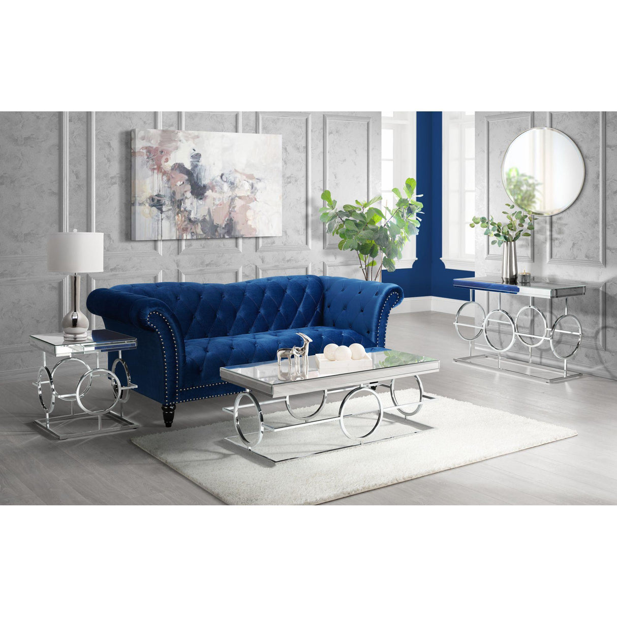  Elements International Pearl CTPL100ET End Table IMAGE 4