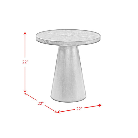 Elements International Portland T-1710-3-ET End Table IMAGE 7