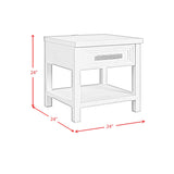  Elements International Avalanche T-11600-7-ET End Table IMAGE 10