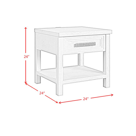 Elements International Avalanche T-11600-7-ET End Table IMAGE 10