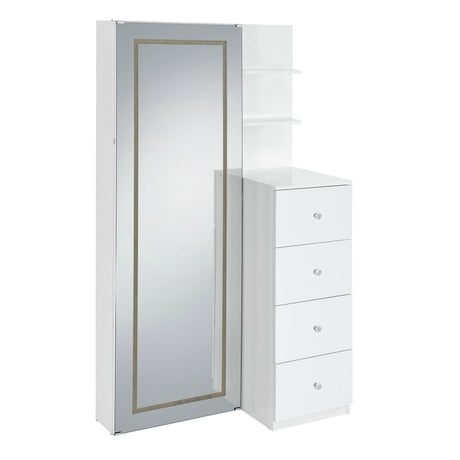  Elements International Vancouver A-17310-7-FM Floor Mirror IMAGE 1