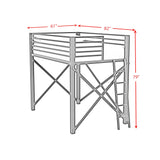  Elements International Talia Y-14090-7-FBK Full Loft Bunk And Ladder IMAGE 7