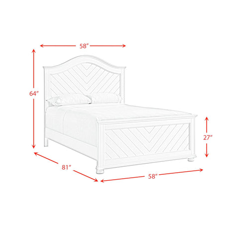  Elements International Kona B-9340-7-FB Full Panel Bed IMAGE 8