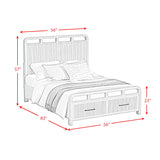  Elements International Ridgemont B-14440-6-FSB Full Storage Bed IMAGE 9