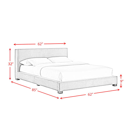  Elements International Brookhaven UB-14870-3-FB Full Upholstered Bed IMAGE 8