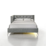  Elements International Amberley B-480-3-FCB Full Upholstered Corner Bed IMAGE 2