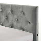  Elements International Amberley B-480-3-FCB Full Upholstered Corner Bed IMAGE 6