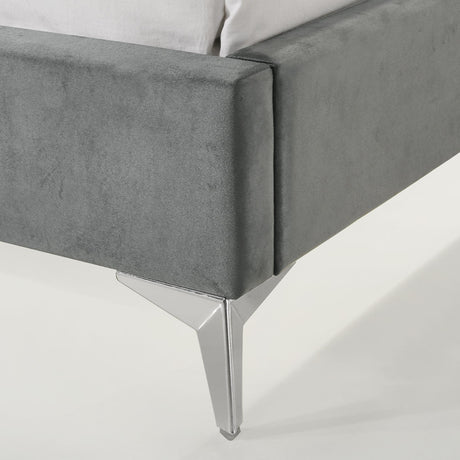  Elements International Amberley B-480-3-FCB Full Upholstered Corner Bed IMAGE 9