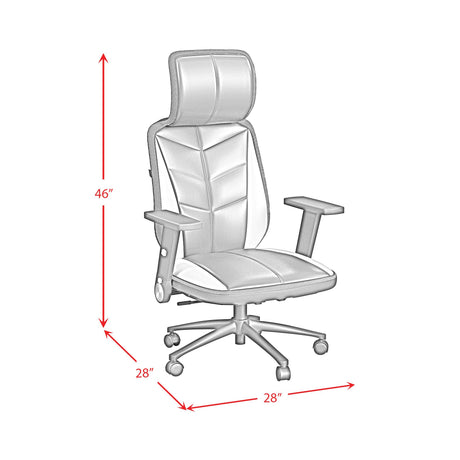  Elements International Rollins G-6710-8-GC3E Gaming Chair IMAGE 10