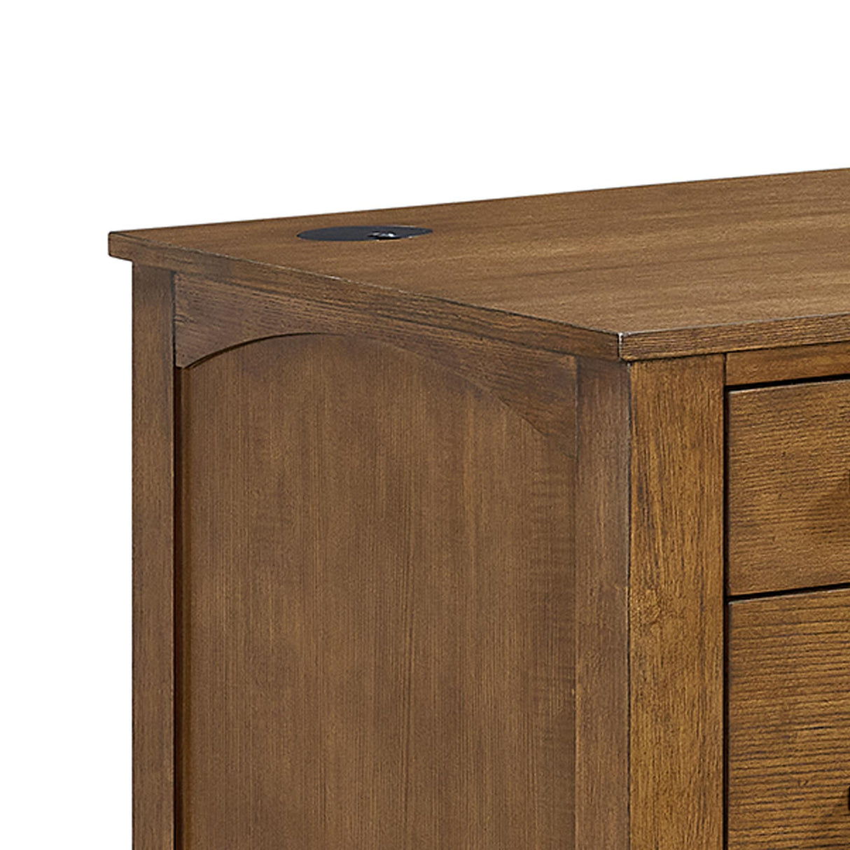  Elements International Portico H-15970-6-DK2 Half Pedestal Desk IMAGE 5