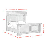  Elements International Kings Court B.10315.KB King Bed IMAGE 8