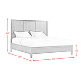  Elements International Versailles Contemporary B-3690-3-KB1 King Bed IMAGE 8