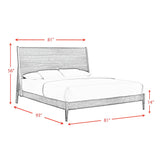  Elements International Malibu MC400KB King Panel Bed IMAGE 9