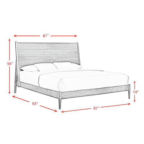  Elements International Malibu MC400KB King Panel Bed IMAGE 9