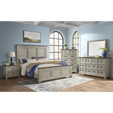  Elements International Farmington B-9890-7-KB King Panel Bed IMAGE 3