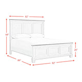  Elements International Farmington B-9890-7-KB King Panel Bed IMAGE 9